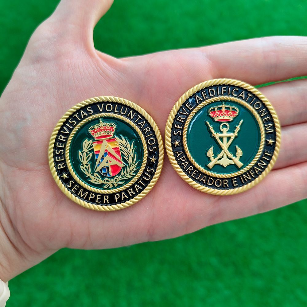 Moneda conmemorativa. Voluntarios reservistas. 2023