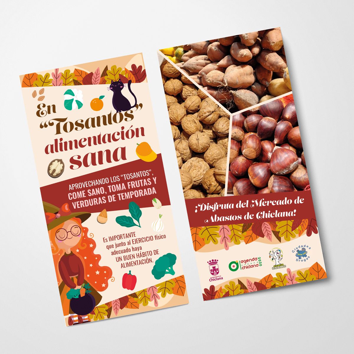 Folleto para fomentar la alimentación sana. Ayto de Chiclana.