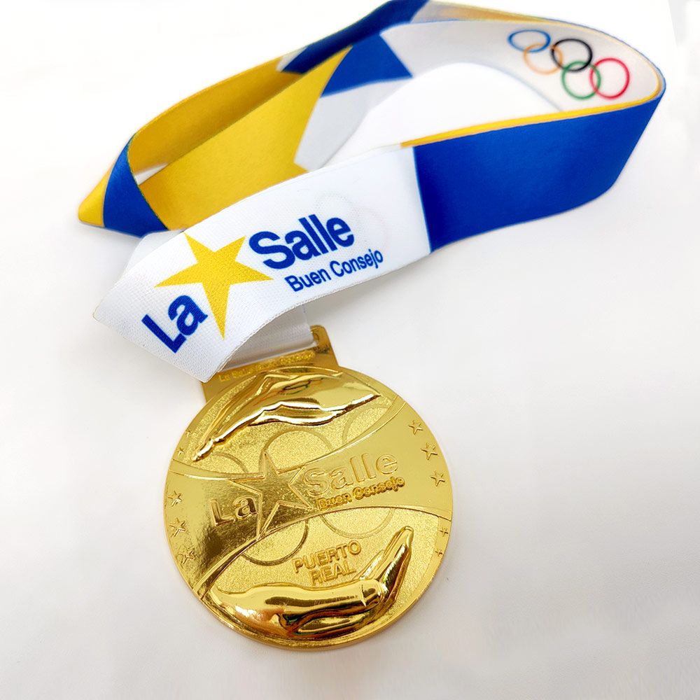 Diseño de Medalla para las olimpiadas de los niños. Colegio La Salle Puerto Real.