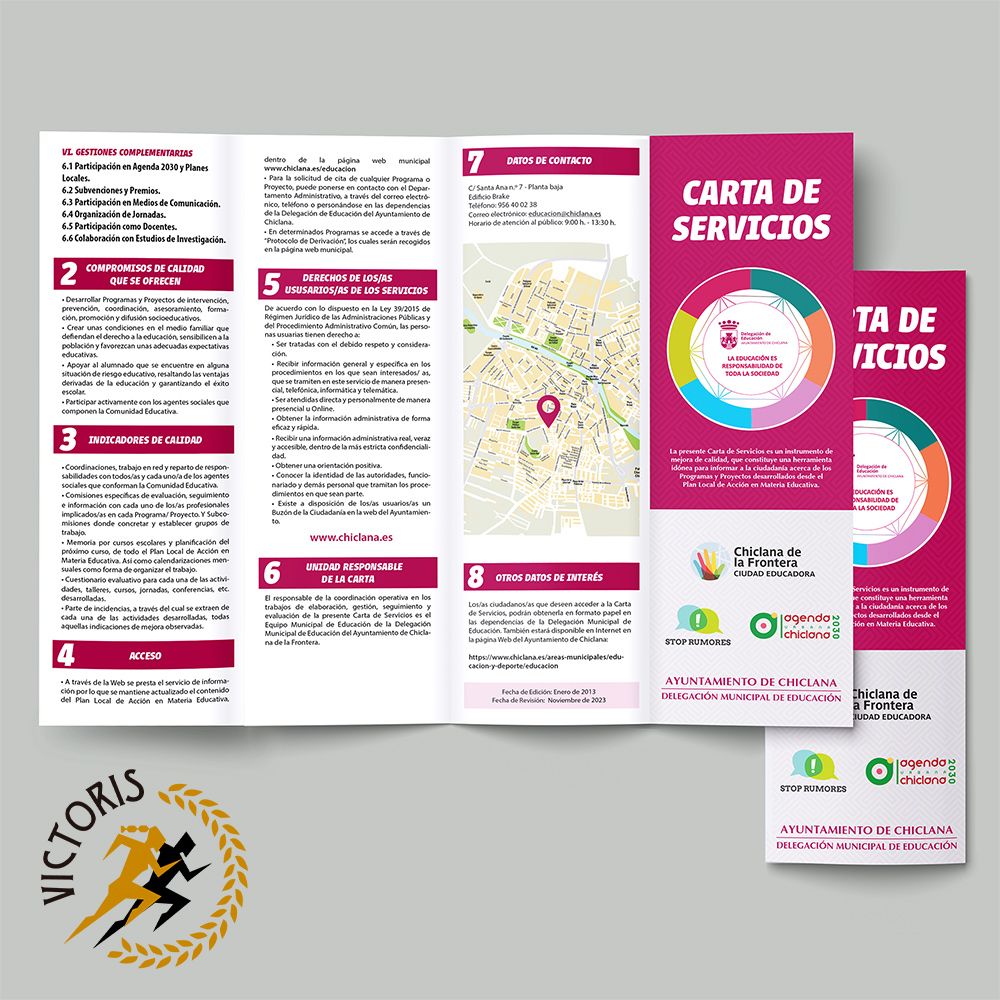 Carta de servicios Ayuntamiento de Chiclana, Delegación de Educación