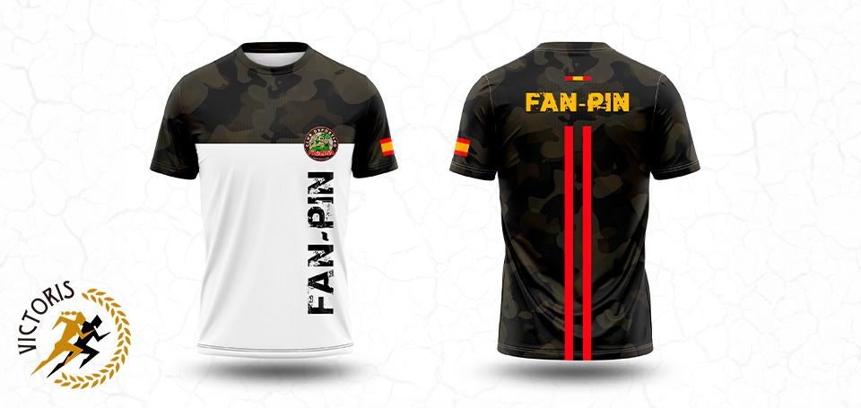 Diseño de camiseta Fan-Pin Race. fanpin.victoris.es