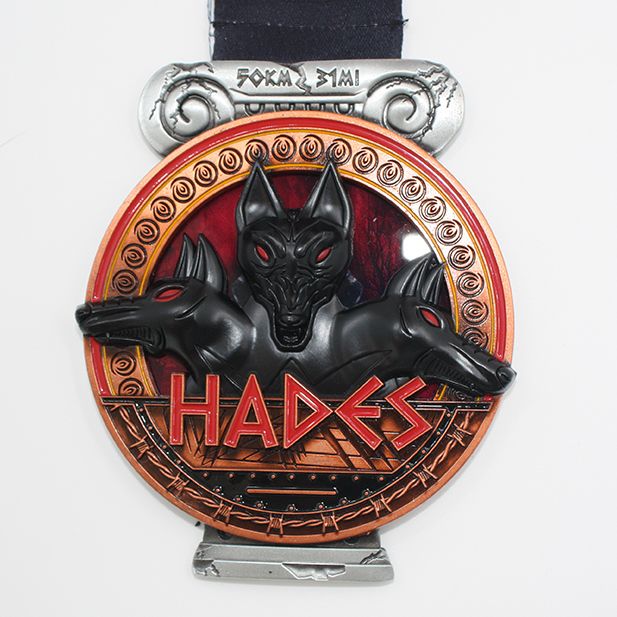 Diseño de medalla del RETO DE HADES para Victoris.es