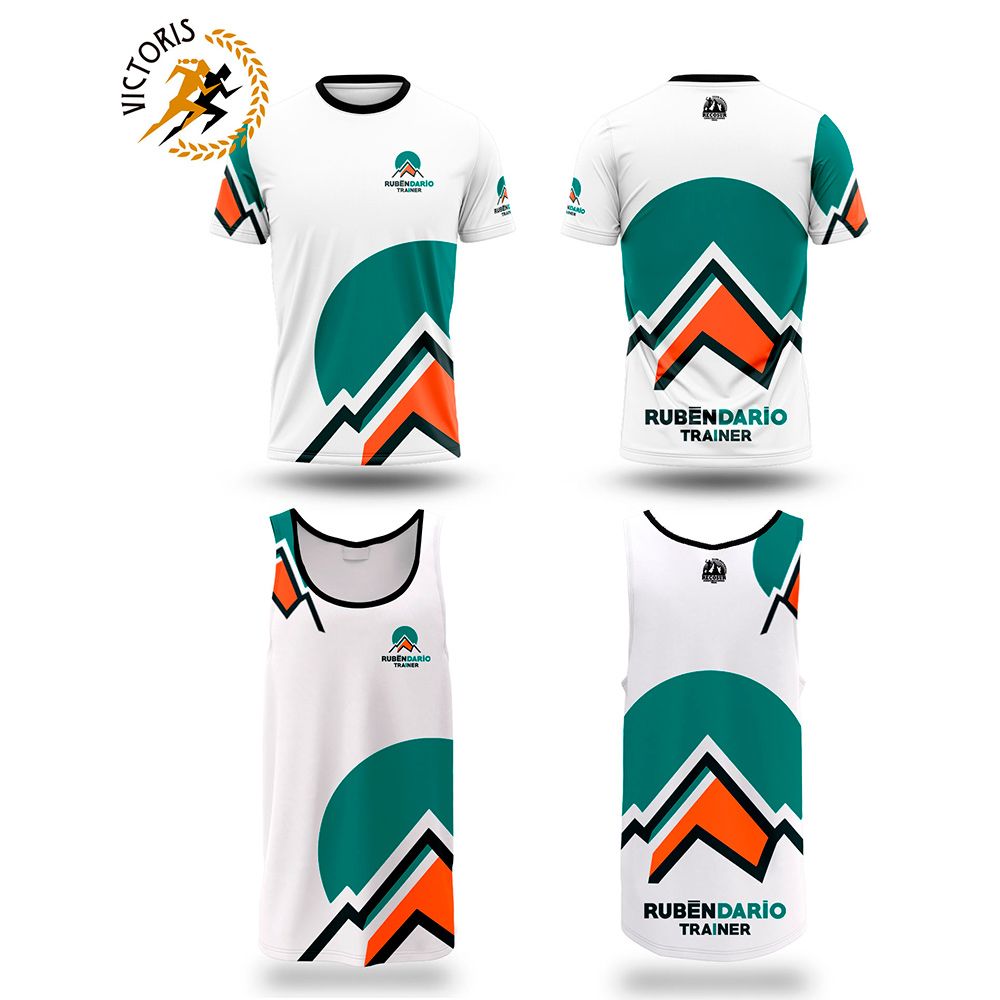 Diseño camiseta para el entrenador personal Rubén Dario.